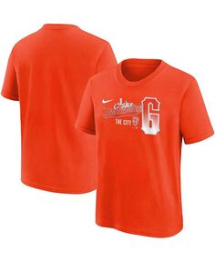 Оранжевая футболка Big Boys San Francisco Giants City Connect с графическим рисунком Nike, оранжевый