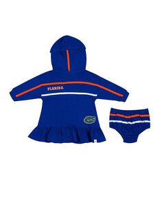 Платье с капюшоном и комплект шароваров Royal Florida Gators Winifred для девочек-младенцев Colosseum, синий