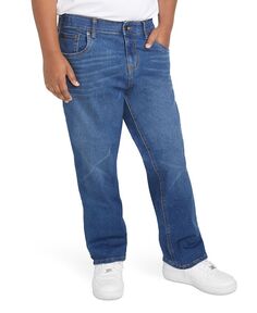 Прямые эластичные спортивные джинсы Big Boys Husky 514 Levi&apos;s, синий Levis