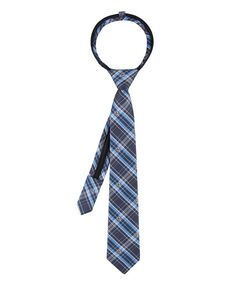 Предварительно завязанный галстук на молнии в клетку для мальчиков Tommy Hilfiger, мультиколор
