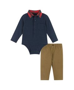 Праздничный комплект рубашек для мальчиков-младенцев Andy &amp; Evan, синий