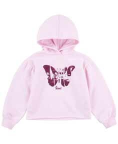 Пуловер с капюшоном Little Girls Meet and Greet Butterfly Levi&apos;s, розовый Levis