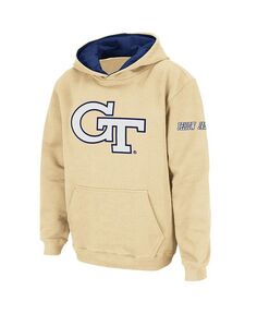 Пуловер с капюшоном и большим логотипом Stadium Athletic, золотой