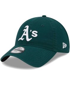 Регулируемая шапка Little Boys and Girls Green Oakland Athletics Team 9Twenty New Era, зеленый