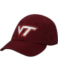 Регулируемая шапка бордового цвета Virginia Tech Hokies Mini Me для новорожденных Top of the World, красный