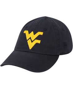 Регулируемая шапка для новорожденных темно-синего цвета West Virginia Mountaineers Mini Me Top of the World, синий