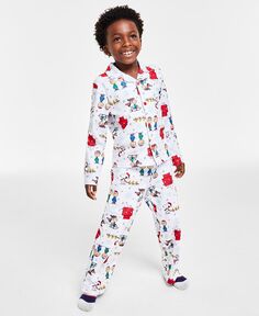 Рубашка и пижама для маленьких мальчиков, комплект из 2 предметов Peanuts, мультиколор