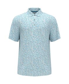 Рубашка поло с короткими рукавами и текстурным принтом для мальчиков Big Boys PGA TOUR, белый