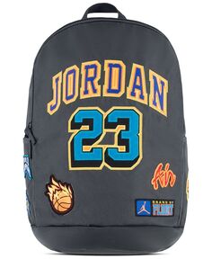 Рюкзак Big Boys 23 с нашивками Jordan, серый