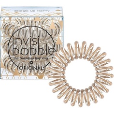 Оригинальное кольцо для волос Time To Shine Edition Bronze Me Pretty Traceless, розовое, Invisibobble