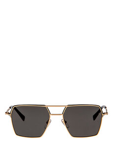 Hm 1557 c 1 металлические золотые черные мужские солнцезащитные очки Hermossa