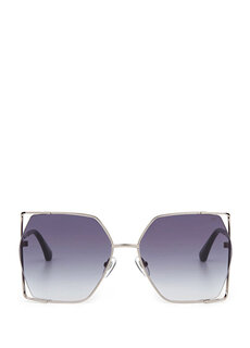 Bc 1270 c 2 серебряные женские солнцезащитные очки с геометрическим рисунком Blancia Milano