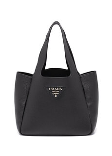 Кожаная большая сумка Prada