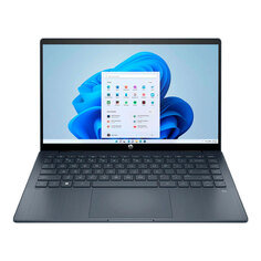 Ноутбук HP Pavilion x360, 14-ek0073dx, 14″ FHD, 8Гб/512Гб, i5-1235U, Intel Iris Xe, синий, английская клавиатура