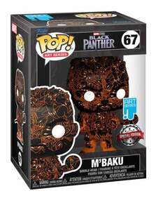 Funko POP! Эксклюзивная, коллекционная фигурка, Art Series, Black Panther, М&apos;Баку