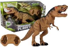 Lean Toys, Коллекционная фигурка, Дистанционно управляемый динозавр Тираннозавр Рекс на радиоуправлении с паром