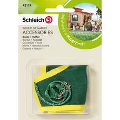 Schleich, Коллекционная статуэтка, поводок и одеяло