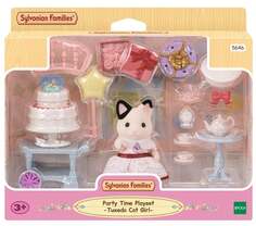 Sylvanian Families, Коллекционные фигурки, Набор для вечеринки по случаю дня рождения с фигуркой