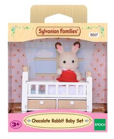 Sylvanian Families, Коллекционные фигурки, Набор «Кролик» с детской кроваткой