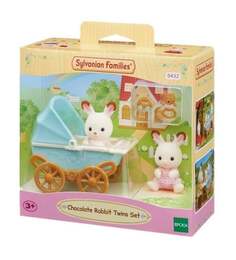 Sylvanian Families, коллекционные фигурки, набор «кролики-близнецы» и детская коляска