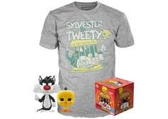 Sylvester &amp; Tweety Flocked Pop + размер футболки: M — Looney Tunes — Funko
