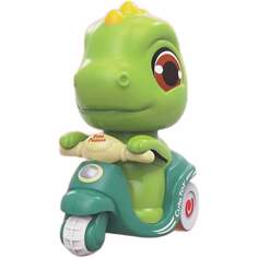 Динозавр на скутере, пресс и игрушка для детей Trifox