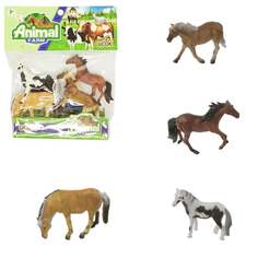 Домашние животные Лошади 4 шт. Игрушка для детей Trifox