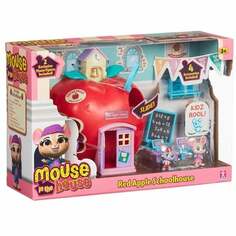 Игровой набор Bandai Mouse In The House Red Apple Schoolhouse, 24 x 16,5 x 8 см