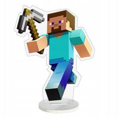 Коллекционная фигурка Minecraft Steve Pickaxe 15 см Plexido