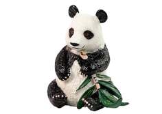 Коллекционная фигурка Большая панда с бамбуком Lean Toys