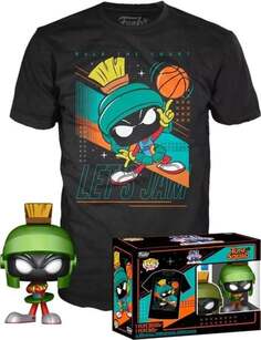 Марвин Марсианин металлик + футболка размера XL — Space Jam 2 — Funko