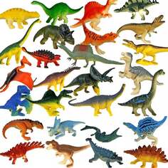 Набор динозавров, 28 предметов, игрушки для детей Trifox