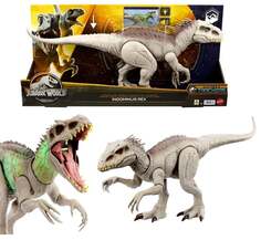 Мир юрского периода Indominus Rex 60 см огромный динозавр со звуковыми и световыми эффектами Mattel