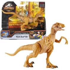 Мир Юрского периода Динозавры Дикая атака Велоцираптор Игрушка Динозавр для детей Jurassic World