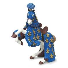 Папо, Коллекционная фигурка, 39258 Синяя лошадь принца Филиппа 13,5x5,8x8см Papo