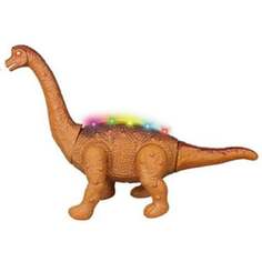 Световая и звуковая игрушка динозавра на батарейках для детей Trifox