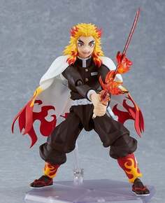 Фигурка Demon Slayer: Kimetsu no Yaiba - Kyojuro Rengoku 15 см Figma Max Factor