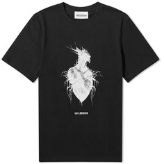 Футболка Han Kjobenhavn Heart Monster Print, черный