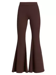 Расклешенные брюки без застежек Kiki Ponte L&apos;Agence, цвет chicory coffee Lagence