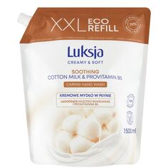 Сменный блок - жидкое мыло Luksja Cotton Refill, 1500 мл