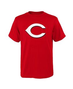 Красная футболка с логотипом основной команды Big Boys and Girls Cincinnati Reds Outerstuff, красный