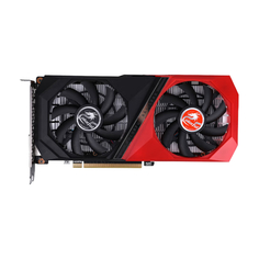 Видеокарта Colorful Battle Ax GeForce RTX 3050 DUO 6G, 6 ГБ, черный/красный