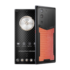 Смартфон Vertu Metavertu Lizard, 12 ГБ/512 ГБ, 2 Nano-SIM, черный/оранжевый