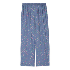 Пижамные брюки Victoria&apos;s Secret Pink Logo Cotton Poplin, синий