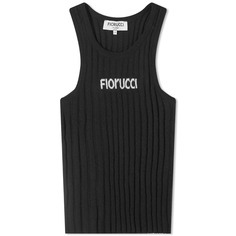 Топ Fiorucci Angolo Ribbed, черный