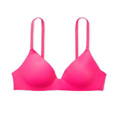 Бюстгальтер Victoria&apos;s Secret Pink Wear Everywhere Wireless Push-up, розовый