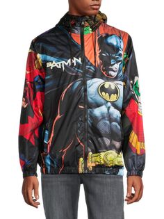 Куртка-ветровка с принтом «Только для членов x Batman» Members Only, цвет Red Multi
