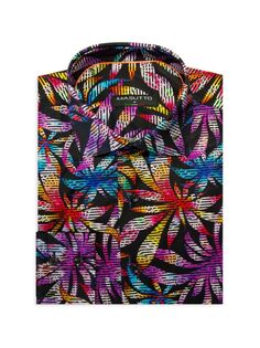 Классическая рубашка Donna Palm Tree Masutto, цвет Black Multi