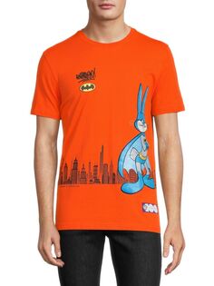 Футболка с рисунком Warner Brothers Bugs Bunny Freeze Max, оранжевый