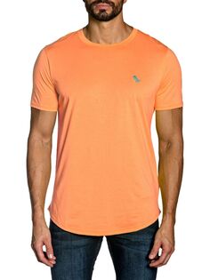 Хлопковая футболка с круглым вырезом «Динозавр Пима» Jared Lang, оранжевый